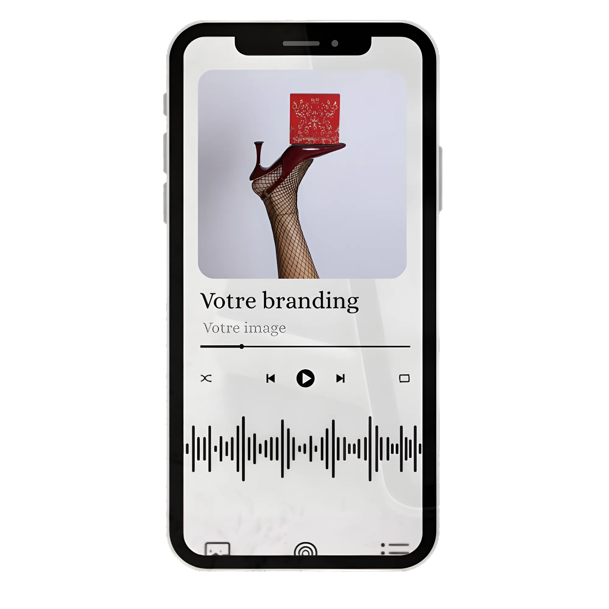 Branding phone mockup