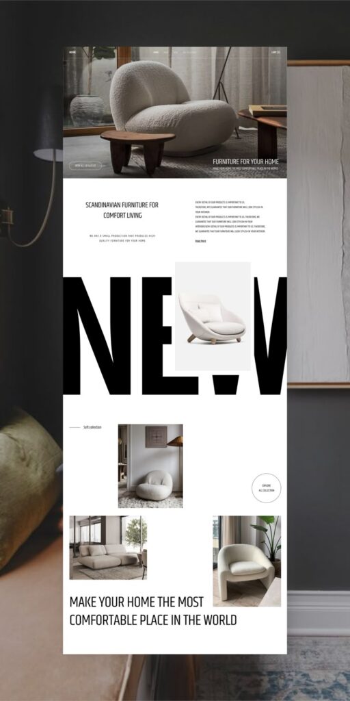 Hero section d'un site web optimisé pour la conversion